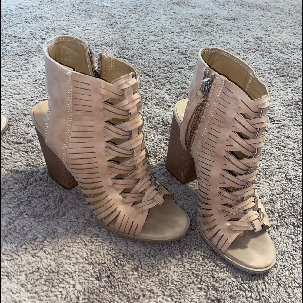 Brown Block Heels